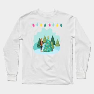 Cute Christmas Art 5 Long Sleeve T-Shirt